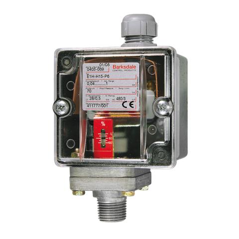 E1H Mechanical Dia-Seal Piston Switch with Housing